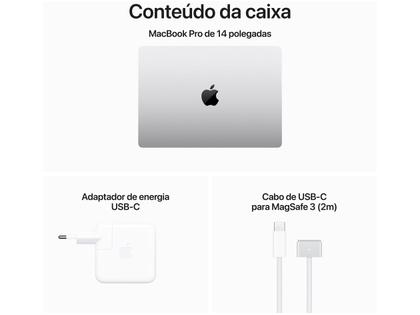 Notebook Apple Macbook Pro 14” M3 16GB RAM 1TB SSD Prateado