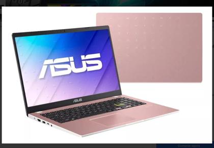 Imagem de Notebook ASUS E510MA, Celeron Dual Core, EMMC 128GB, 4GB, Win 11 Home, 15,60", Rose Pink - E510MA-BR1348WS