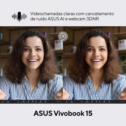 Notebook ASUS Vivobook 15 BQ301 Intel Core 5 Série 3 8GB RAM 256GB SSD ...