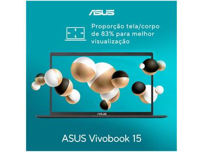Notebook Asus Vivobook 15 Intel Core i3 4GB 256GB - SSD 15,6” Full