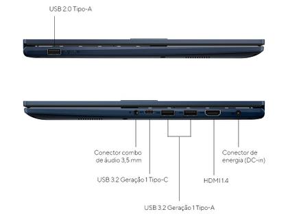 Imagem de Notebook ASUS Vivobook 15 Intel Core i5 1334U 8GB RAM 512GB SSD 15,6" Full HD Windows 11 X1504VA-NJ3957W