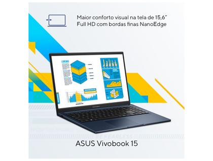 Imagem de Notebook ASUS Vivobook 15 Intel Core i5 1334U 8GB RAM 512GB SSD 15,6" Full HD Windows 11 X1504VA-NJ3957W