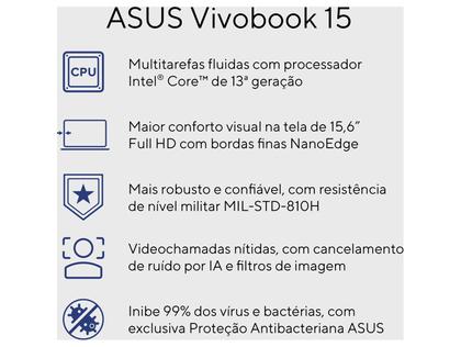 Imagem de Notebook ASUS Vivobook 15 Intel Core i5 8GB RAM