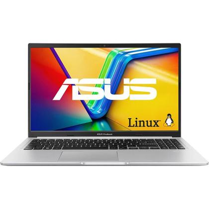 Imagem de Notebook ASUS Vivobook 15 M1502, AMD Ryzen 7 5825U, 16GB RAM, 512 GB SSD, KeepOS, Tela 15.6, FHD, Cool Silver - M1502YA-NJ612