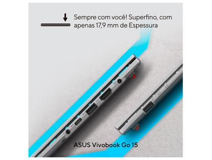 Imagem de Notebook ASUS Vivobook Go 15 Intel Core i3 8GB RAM