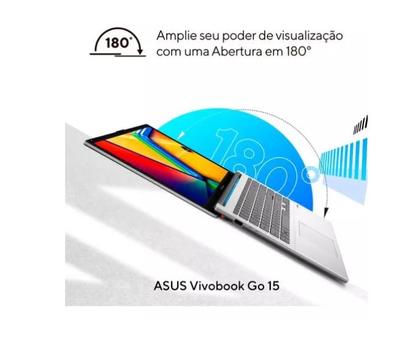 Imagem de Notebook Asus Vivobook Go E1504GA Intel Core I3 N305 4Gb Ram 256Gb Ssd Linux Keepos Tela 15,6 Fhd Silver - Nj447