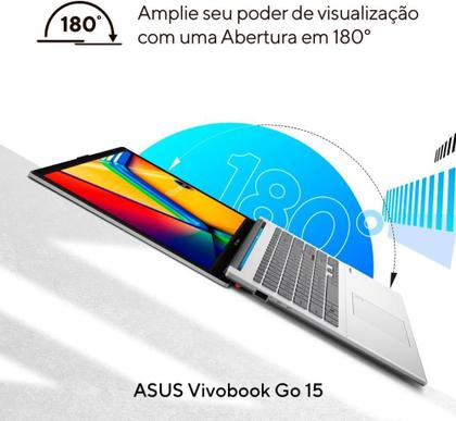 Imagem de Notebook Asus Vivobook Go E1504ga Intel Core i3 N305 8gb Ram 512gb Ssd Linux Keepos Tela 15,6 Fhd Silver Nj438