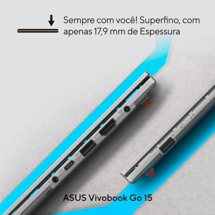 Imagem de Notebook ASUS Vivobook Go Intel Core i3 N305 8GB Ram 256GB SSD Windows 11 E1504GA - NJ434W