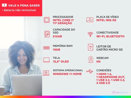 Imagem de Notebook Asus VivoBook Intel Core i7 16GB