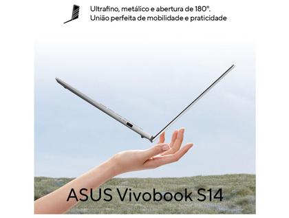 Imagem de Notebook Asus VIVOBOOK S14 Intel Core Ultra 5 com IA Integrada 225H 16GB RAM 512SSD 14' Windows 11
