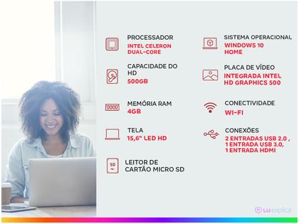 Imagem de Notebook Asus VivoBook X543NA-GQ342T Intel Celeron