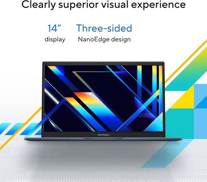 Imagem de Notebook asus x1404va i712512 14 polegadas intel core i7 1355u 12gb ram 512gb ssd quiet blue