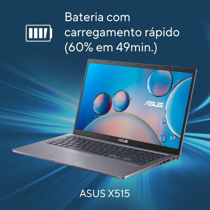 Imagem de Notebook ASUS X515 Intel Celeron Dual Core N4500 4GB Ram 128GB SSD Windows 11 Home Tela 15,6” LED HD Slate Grey - BR309WS