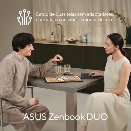 Imagem de Notebook ASUS Zenbook DUO SN608W Core Ultra X9 32GB RAM 1TB SSD Windows 11 Home 14" Duas Telas OLED 2.8K