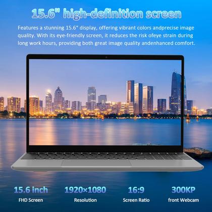 Imagem de Notebook Auxda T152A 15,6" Intel N95 16 GB de RAM 1 TB SSD Win11