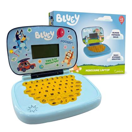 Imagem de Notebook Bluey Laptop Educativo Musical Bilíngue Para Crianças Com Atividades E Jogos