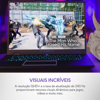 Imagem de Notebook Dell Alienware m16 R2 AW16-U7155H-M10P 16" QHD+ Intel Core Ultra 7 16GB 1TB SSD RTX 4060 Win 11