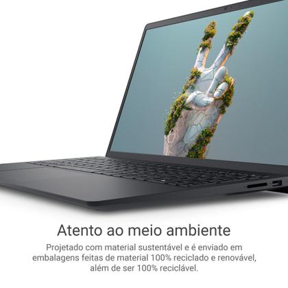 Imagem de Notebook Dell Inspiron 15.6" Full HD 13ª Gen Intel Core i5 16GB 512GB SSD Linux Preto Carbono I15-I1300-U50P