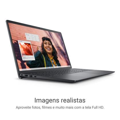 Imagem de Notebook Dell Inspiron 15.6" Full HD Intel Core 3-100U 8GB 1TB SSD Linux Preto Carbono I15-I3100-U25P