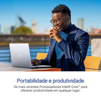 Imagem de Notebook Dell Inspiron I14-I120U-M10C 14" FHD+ Intel Core 5 120U 8GB 512GB SSD Windows 11 Prata Gelo  + Capa EcoLoop14