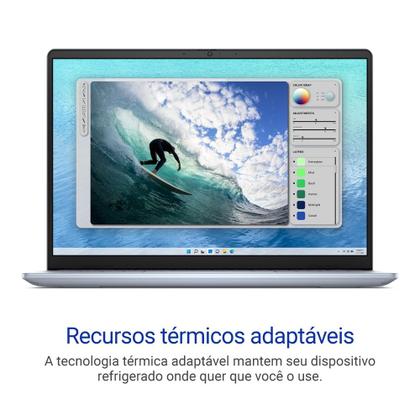 Imagem de Notebook Dell Inspiron I14-I150U-M70M 14" FHD+ Intel Core 7 150U 16GB 1TB SSD Win 11 Prata Gelo + Mouse Dell WM118