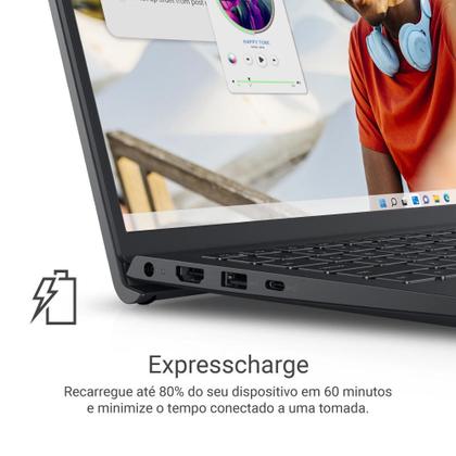 Notebook Dell Inspiron I15-A0507-U10P 15.6" Full HD AMD Ryzen 5 8GB 512GB SSD Linux Preto Carbono Imagem de Notebook Dell Inspiron I15-A0507-U10P 15.6" Full HD AMD Ryzen 5 8GB 512GB SSD Linux Preto Carbono