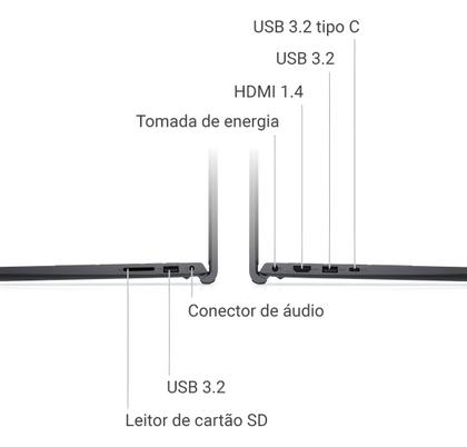 Imagem de Notebook Dell Inspiron I15-i1300-a30p 15.6 I5 8gb 512gb W11 Preto