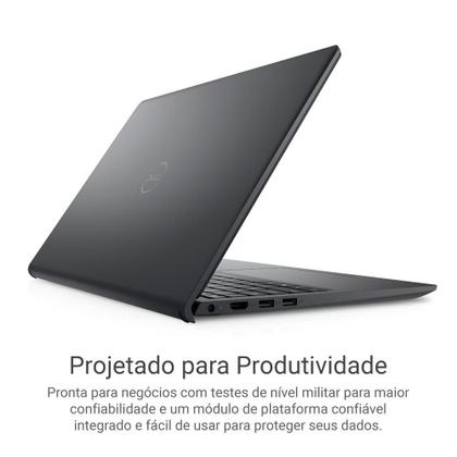 Imagem de Notebook Dell Inspiron I15-I1300-U30P 15.6" Full HD 13ª Gen Intel Core i5 8GB 512GB SSD Linux Preto Carbono