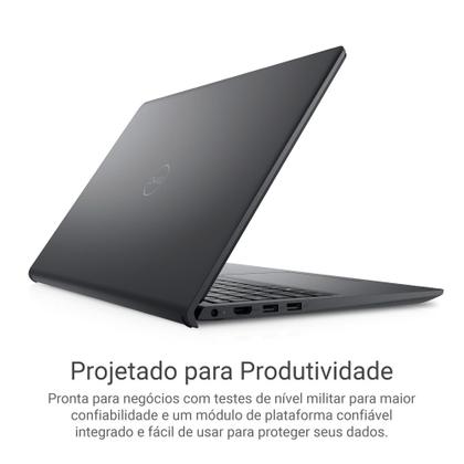 Imagem de Notebook Dell Inspiron I15-I1300-U70P 15.6" Full HD 13ª Gen Intel Core i7 16GB 512GB SSD Linux Preto Carbono
