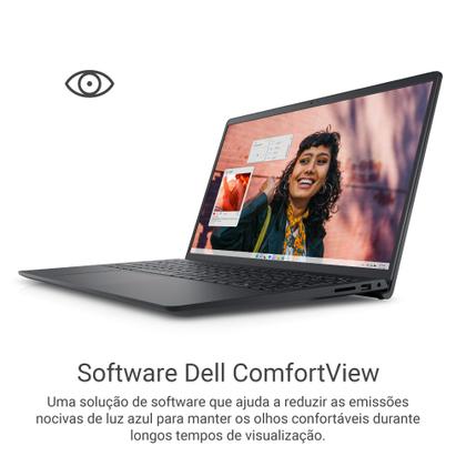 Imagem de Notebook Dell Inspiron I15-I1300-U70P 15.6" Full HD 13ª Gen Intel Core i7 16GB 512GB SSD Linux Preto Carbono
