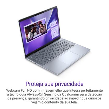 Imagem de Notebook Dell Inspiron Plus I14-QCXPLUS-M10 14" QHD+  Touch Snapdragon X Plus 16GB 512GB SSD Windows 11 Prata Gelo