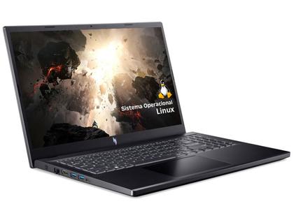 Imagem de Notebook Gamer Acer Nitro V15 Intel Core i5 512GB SSD 16GB RAM 15,6" Full HD Linux Gutta 144Hz IPS RTX 3050 6GB ANV15-51-582R