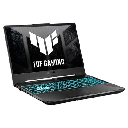 Imagem de Notebook Gamer ASUS TUF Gaming A15, AMD RYZEN 7 7435HS, 8GB RAM, 512GB SSD, RTX 2050 KeepOS, 15,6" FHD, Preto Grafite - FA506NFR-HN069