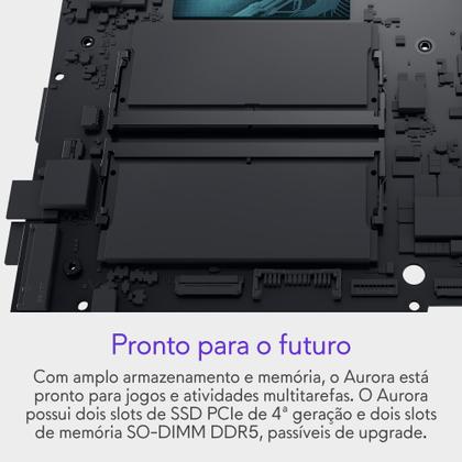 Imagem de Notebook Gamer Dell Alienware 16 Aurora AC16250 AC16-C7240H-M90 16" WQXGA Intel Core7 32GB 1TBSSD NVIDIA RTX5050 Win11