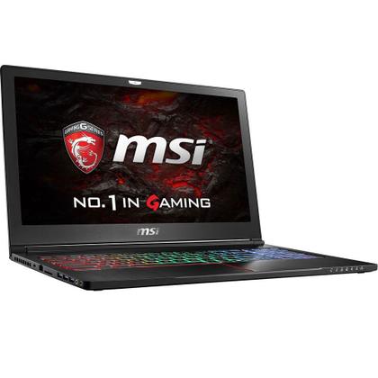 Notebook Gamer GeForce GTX 1060 Core i7 16GB 1TB 128GB MSI GS63VR