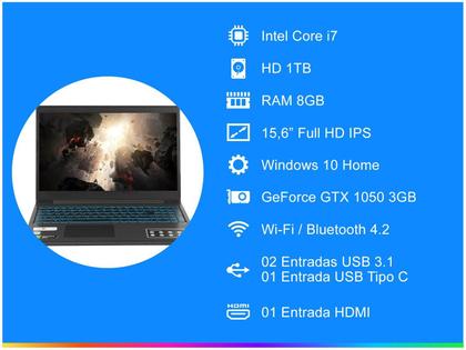 Imagem de Notebook Gamer Lenovo Ideapad L340-15IRH