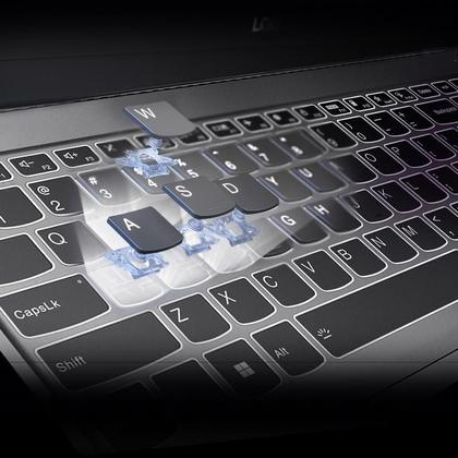 Imagem de Notebook Gamer Lenovo LOQ Essential Core I5 12G 3.1GHz 16GB 512SSD M.2 15.6 Geforce RTX 3050 6GB GDDR6 Windows 11 Cinza