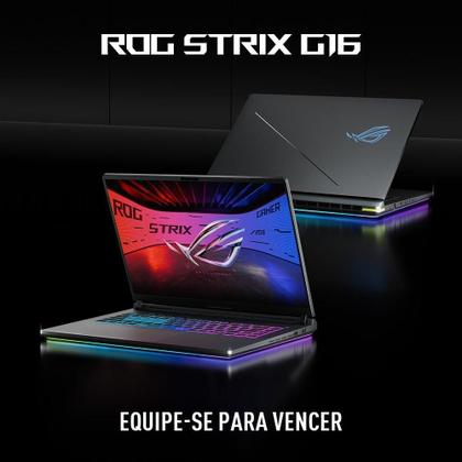 Imagem de Notebook Gamer ROG Strix G16 G615JMR NVIDIA RTX5060 Intel Core i9 14900HX 16GB Ram 512GB SSD Windows 11 Tela 16" 240Hz FHD Gray - S5001W