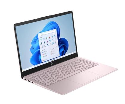 Imagem de Notebook HP 14" Intel N150 16GB RAM 128GB SSD rosa