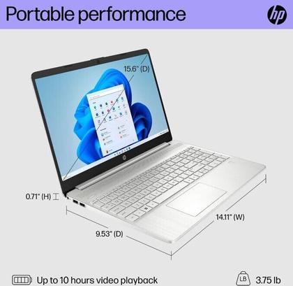 Imagem de Notebook HP 15.6 FHD Intel Core i3-1215U 8 GB de RAM 256 GB SSD Win11