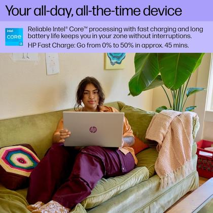 Imagem de Notebook hp 15fd0055tg 15.6 polegadas intel core i3 n305 8gb ram 256gb ssd prata