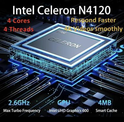 Imagem de Notebook HP 2024 Notebook 14 mais novo Intel N4120 16 GB RAM 384 GB