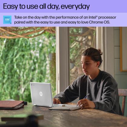 Imagem de Notebook HP Chromebook 14" FHD Intel N100 4 GB RAM 64 GB eMMC