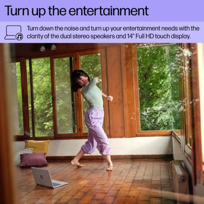 Imagem de Notebook HP Chromebook x360 14" HD com tela sensível ao toque SSD de 4 GB/64 GB