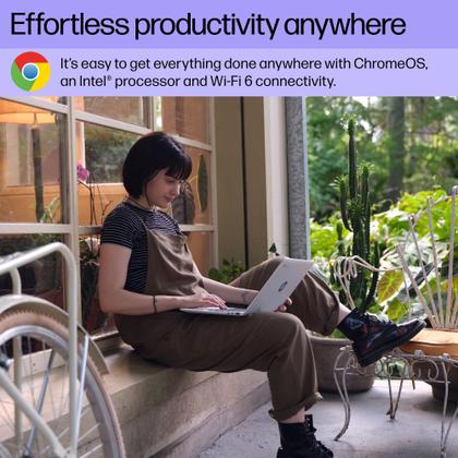 Imagem de Notebook HP Chromebook x360 14" HD com tela sensível ao toque SSD de 4 GB/64 GB