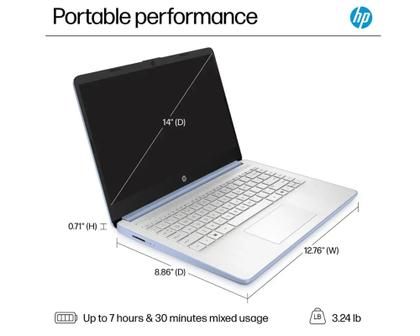 Imagem de Notebook HP com inteligência artificial 14 HD 16 GB RAM 256 GB SSD Windows 11