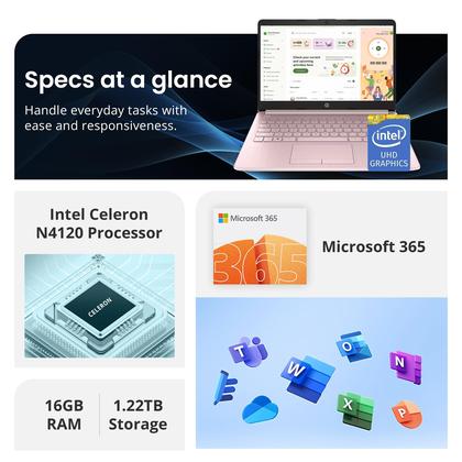 Imagem de Notebook HP Flagship 14" 16 GB de RAM 1,22 TB de armazenamento Windows 11