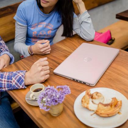 Imagem de Notebook HP Portable 14" HD Intel Quad-Core 8GB RAM 64GB rosa