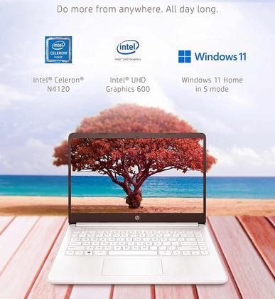 Imagem de Notebook HP Schools/Business de 14 polegadas Intel N4120 16 GB RAM 64 GB