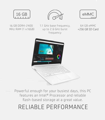 Imagem de Notebook HP Schools/Business de 14 polegadas Intel N4120 16 GB RAM 64 GB